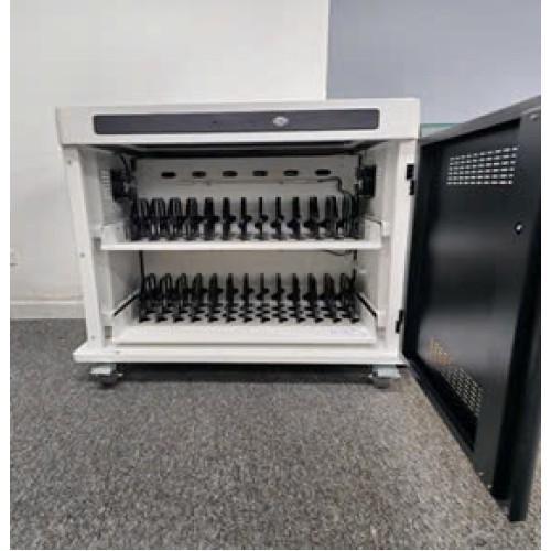 Tủ chứa thiết bị hiển thị tương tác có chức năng sạc pin, theo dõi nhiệt độ và độ ẩm Tủ chứa thiết bị hiển thị tương tác có chức năng sạc pin, theo dõi nhiệt độ và độ ẩm